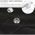 thumbnail image 5 of Happy Halloween Skull Shower Curtain, Funny Dance Skeleton Day of Death Gothic Bathroom Decor, Waterproof Fabric Polyester Curtain Set, with 12 Hooks 72 x 72 Black White, 5 of 5