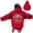 Red, variant on Hoodies for Women Fall Winter Loose Fit Hooded Long Sleeve Batwing Off the Shoulder Hoody Floral Leisure Cotton Sweatshirts Hoodies(Red,M)