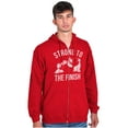 thumbnail image 4 of Strong To The Finish Popeye Bluto Zip Hoodie Sweatshirt Men Brisco Brands L, 4 of 6