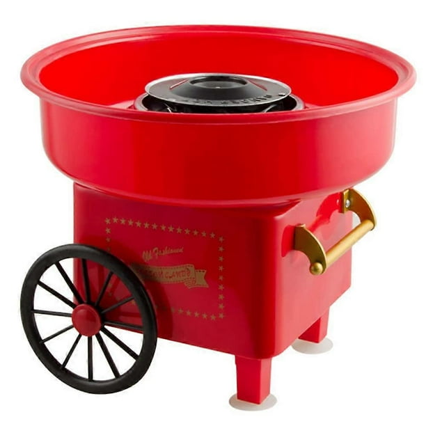 Electric Cotton Candy Maker Red Countertop Floss Machine Professional Automatic Candy Maker For Children's Birthday