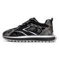 thumbnail image 4 of 2026 All-Season Men'S Fashion Sneakers -  Low-Top Lace-Up Casual Shoes for Hiking, Outdoor & Daily Wear, Hiking Shoes, Modern Sneakers，Thick Cushioned PVC Sole, Breathable Fabric & Synthetic Upper, 4 of 9