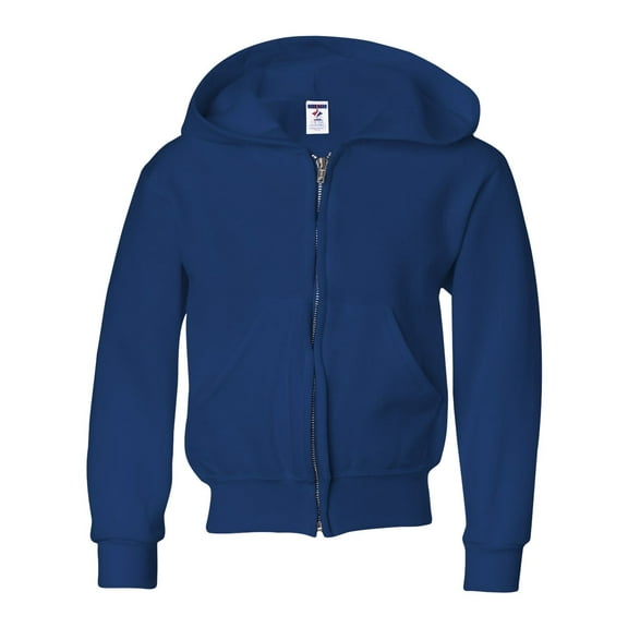 Jerzees NuBlend® Youth Full-Zip Hooded Sweatshirt