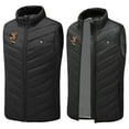 thumbnail image 5 of QATAINLAV Winter Coats for Men Women Unisex Lightweight Graphic Heated Control 9 Heating Vest Heated Jacket Heating Vest, Black, L, 5 of 8