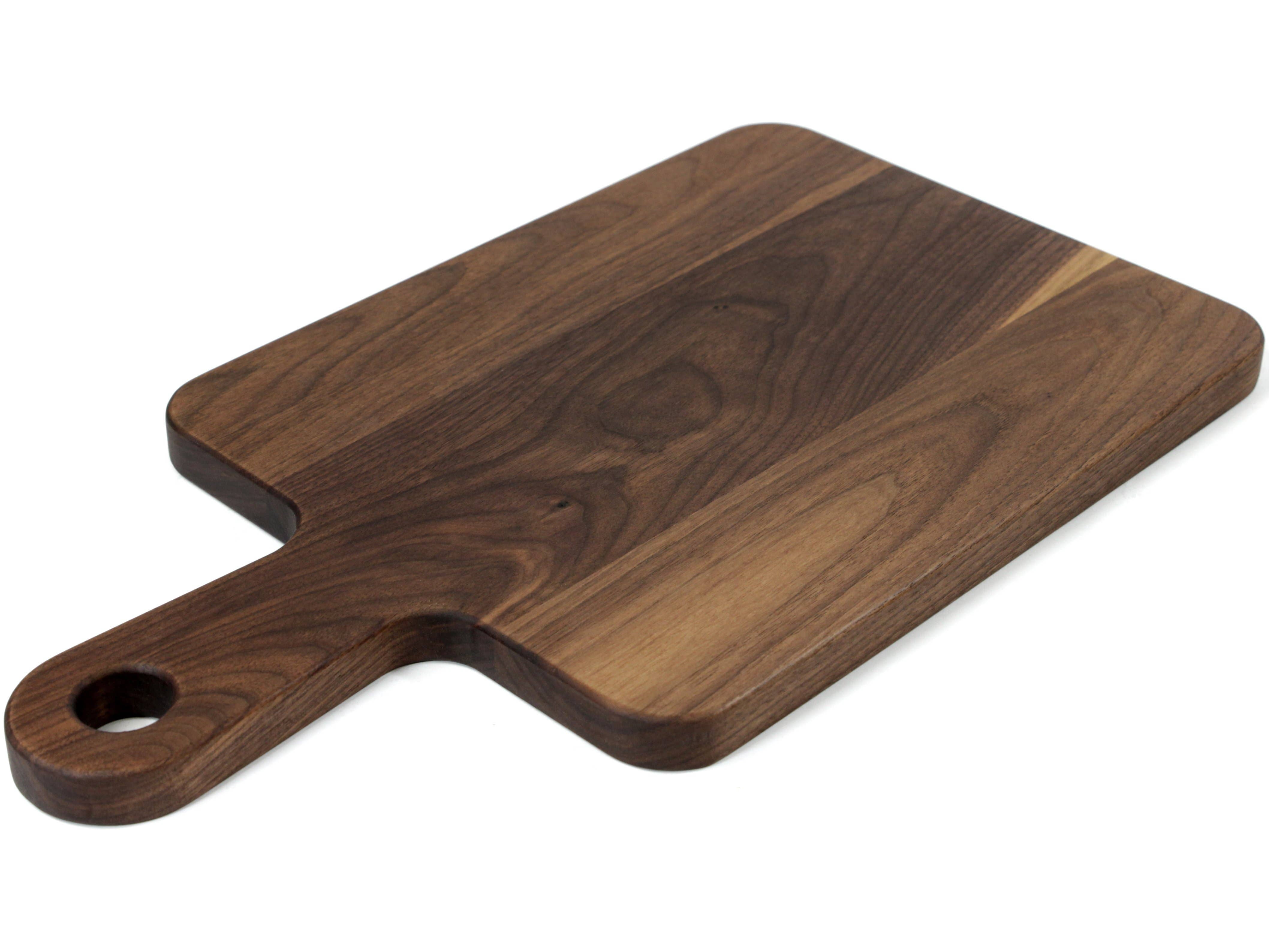 Refine Walnut Cutting Board with Handle and Made in USA