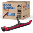 thumbnail image 1 of ProTuff 22" Pool Brush Head – Comes Sturdy Bristles, Tough on Algae, Dirt & Grime – Cleans 3X Faster – Extra-Wide Pool Scrubber Brush with Pole Attachment Option, 1 of 5