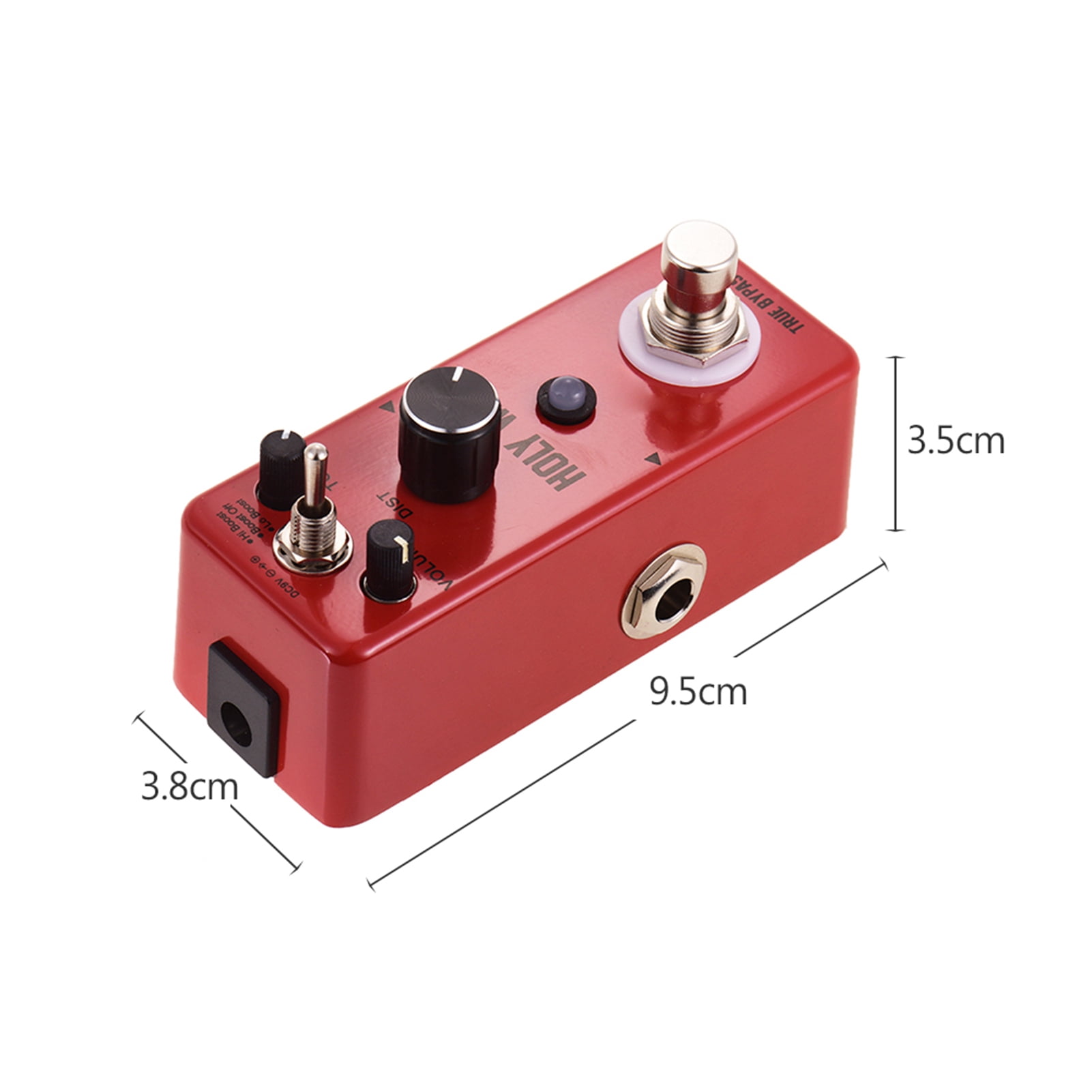 Elowen distortion Effect Pedal Distortion HOLY WAR Analog Heavy Metal Distortion Guitar Effect Pedal 3 Working Mode Aluminum Alloy Shell True Bypass