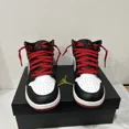 thumbnail image 4 of Size 5.5 - A i r-Jor-dan 1 Mid Gym Red Black Toe, 4 of 6