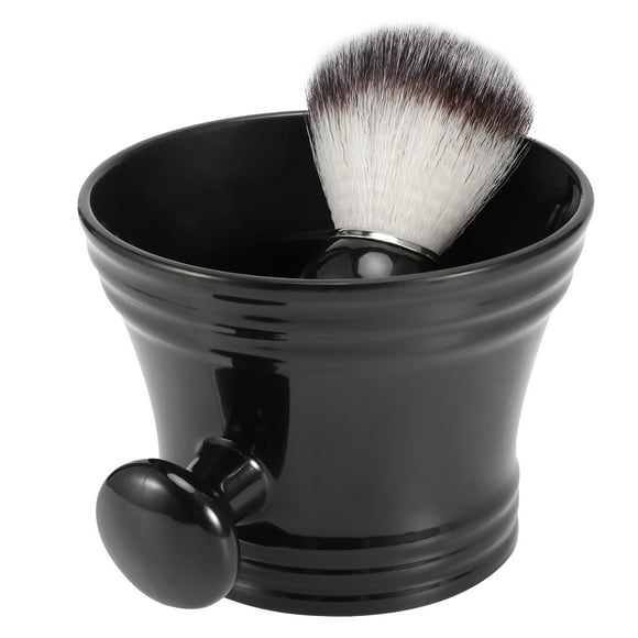 Juego de afeitado para hombres, cuenco para jabón de afeitar para barba Juego de afeitado para barba Cuenco para jabón de afeitar Rendimiento sólido