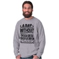 thumbnail image 5 of A Day Without Video Games Long Sleeve TShirt Men Women Brisco Brands S, 5 of 6