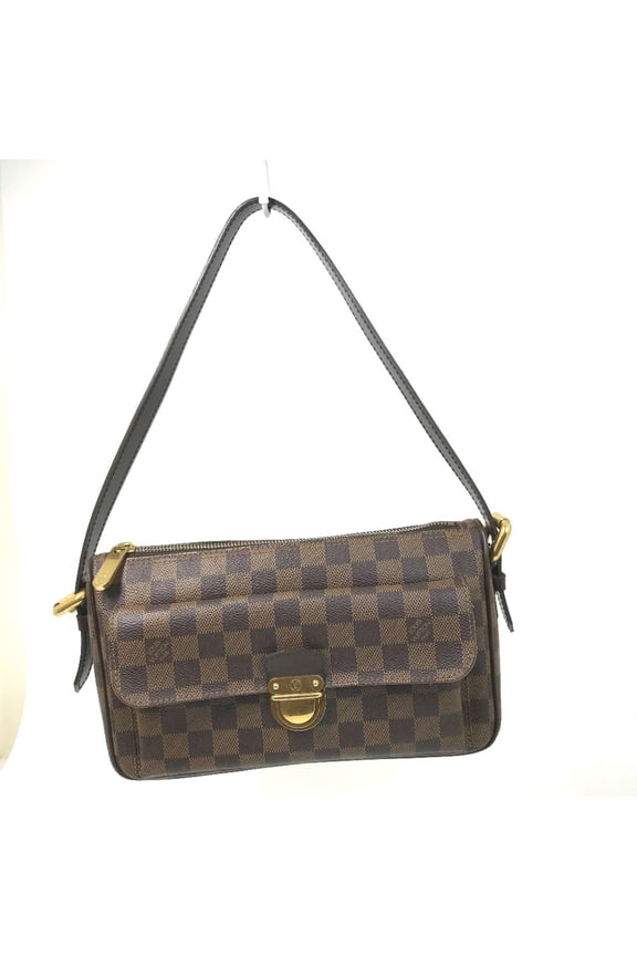 Pre-Owned LOUIS VUITTON N60006 Damier Ravello GM Short Strap Shoulder Bag in Canvas,... (Good)