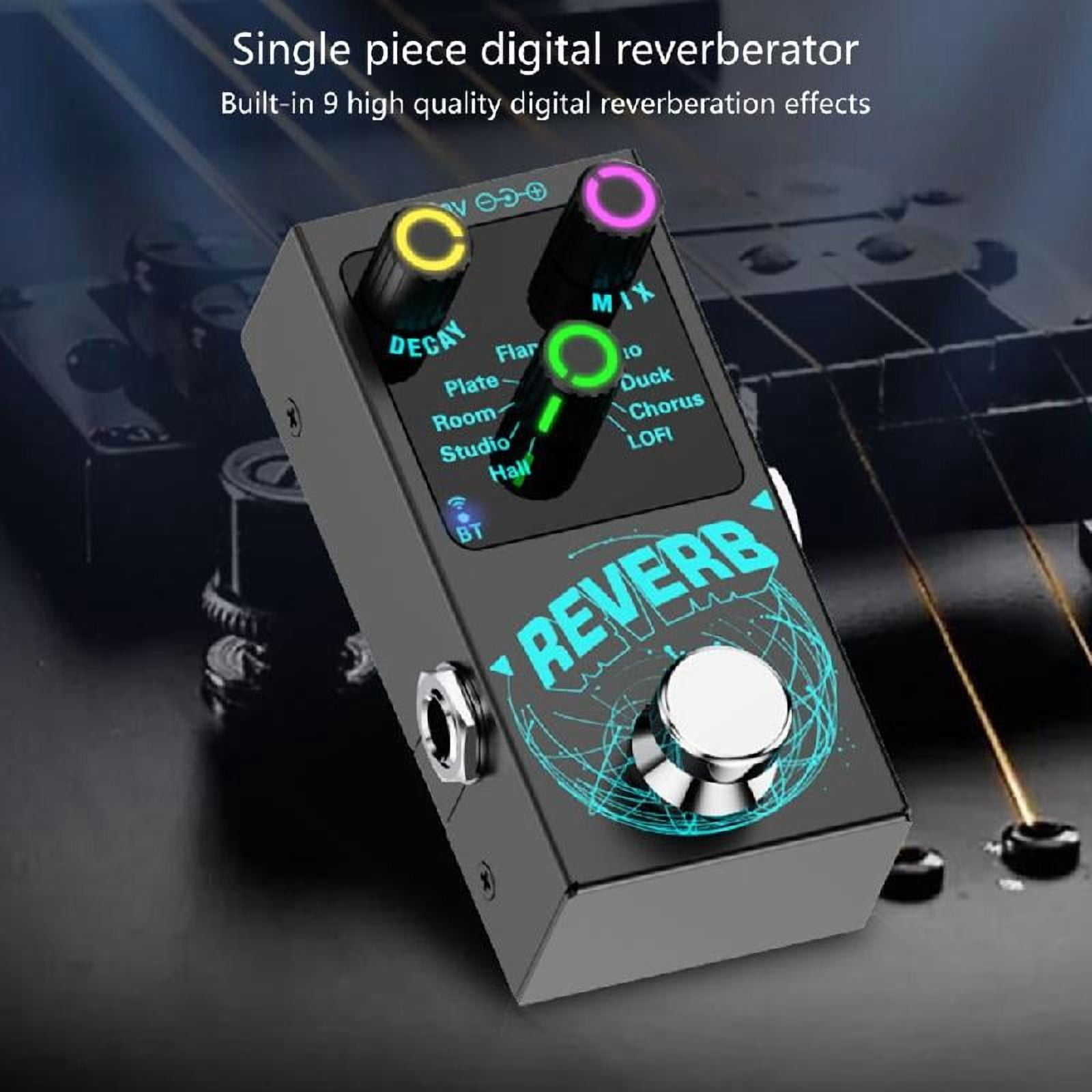 Reverbs Effector Digital Reverbs Guitar Effect Pedal 9 Modes Guitar Effect Pedal