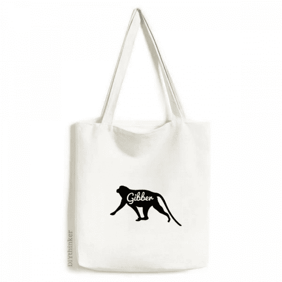 Monkey Braying Yawp Tote Canvas Bag Shopping Satchel Casual Handbag