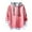 Pink, variant on XIAONU Mens Hoodies False Two-Piece Comfortable Drawstring Hooded Sweatshirt Color-Blocked Casual Long-Sleeve Pullover Hoodie