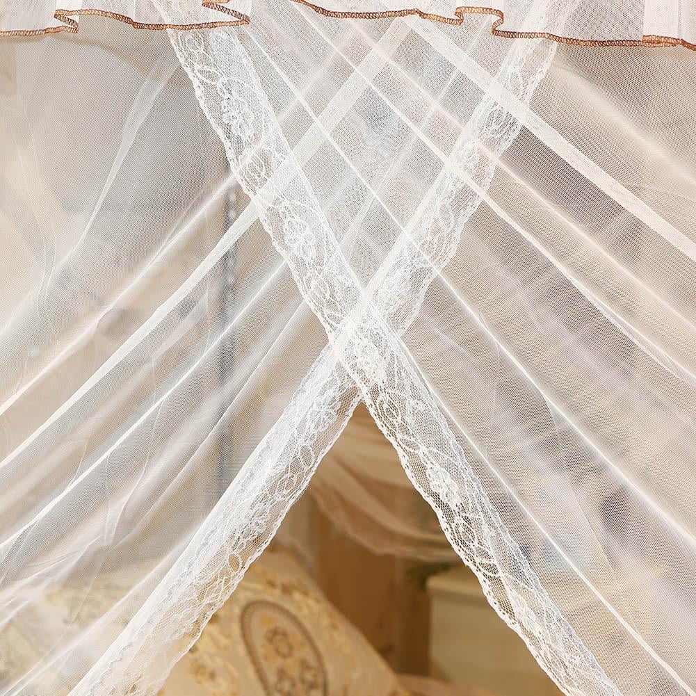 4 Corner Post Bed Canopy,Greensen Mosquito Net Luxury Princess Bed Curtain Canopy Netting Mosquito Net Bedding, Bed Curtain, Bed Canopy