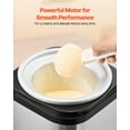thumbnail image 3 of Ice Cream Maker, 2.11 Qt. Large Capacity, Electric Automatic Ice-Cream Machine, with Easy Operation & Cleaning, Stainless Steel Shell, for Homemade Frozen Yogurt, Fruit Sorbet, Gelato, Silver, 3 of 11