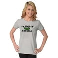 thumbnail image 3 of Kind Of Big Dill Food Funny Pickle Womens Fitted Plus Size Graphic Tee Brisco Brands 2X, 3 of 5