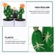 thumbnail image 3 of OHOIOLLA 3Ud Cactus Artificial Con Maceta Para En Hogar, Oficina Y, 3 of 8