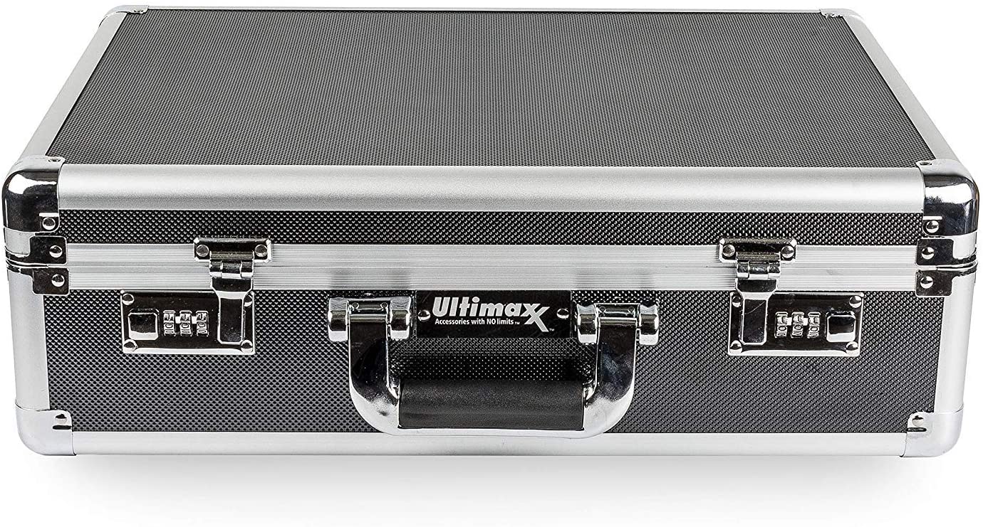 Professional Medium Aluminum Hard Case with Pre-Cut Foam—for Travel and  Storage of DSLRs, Gear, and Equipment – for DSLR Camera Models from Canon,  