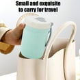 thumbnail image 6 of Mecorevxz 10oz Double Wall Insulated Desk Mug with Lid and Handle, Reusable Plastic, Spill-Proof, Microwave & Dishwasher Safe, Wide Mouth, Cup Holder Friendly (Light Green), 6 of 7