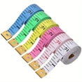 thumbnail image 4 of Tape Measure Body Measuring Tape, 1.5M Soft Fabric Measuring Tape for Cloth Measurement, Double Scale Tailor Ruler for Weight Loss Medical Measurement Nursing Craft(6 Pack), 4 of 6