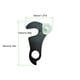 thumbnail image 3 of Eigraketly Gancho de transmisión trasera, gancho trasero impermeable, herramienta para colgar, lengüeta trasera para bicicleta de montaña, Ciclismo Eigraketly OD028489-00, 3 of 6