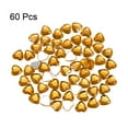 thumbnail image 3 of 60 Pcs Acrylic Heart Rhinestone 8mm Flat Back Plastic Gems Jewelry Stickers for Craft Bead Face Painting Costume Jewelry Making, Deep Brown, 3 of 7