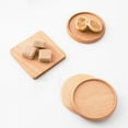 thumbnail image 5 of Wooden Bamboo Tea Coffee Cup Pallet Mat Mug Bowl Beech Pad Coaster Holder, 5 of 5