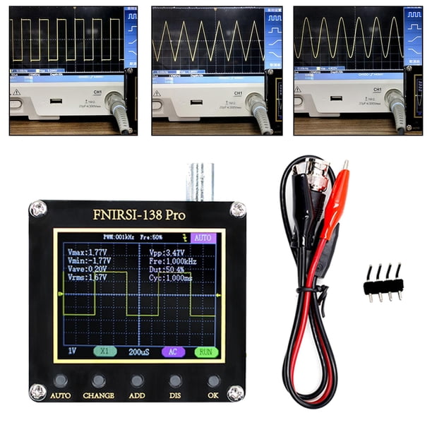 Osciloscopio Digital Multifunción LCD Macarena 138 Pro Ancho de Banda Profesional 200
