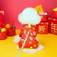 thumbnail image 5 of Guiexla Pet Clothes Chinese New Year Dog Costume Cartoon Pattern Comfortable Warm Pet Jumpsuit for Festive Decor, 5 of 7