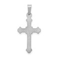 thumbnail image 3 of 14k White Gold Filigree Cross Pendant for Women, Christian Catholic Necklace Charm, Religious Symbol of Faith, Elegant Spiritual Jewelry for Daily or Special Occasion Wear, 3 of 6