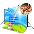 thumbnail image 4 of ABPHOTO Polyester 7x5ft Beautiful Rainbow Backdrop Beautiful Prairie Rainbow Green Photographic Background and Studio Photography Backdrop Props, 4 of 5