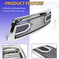 thumbnail image 2 of Chrome Big Horn Grille With Replacement Shell – Fits 2006-2009 Dodge RAM 2500, 3500 2 of 5