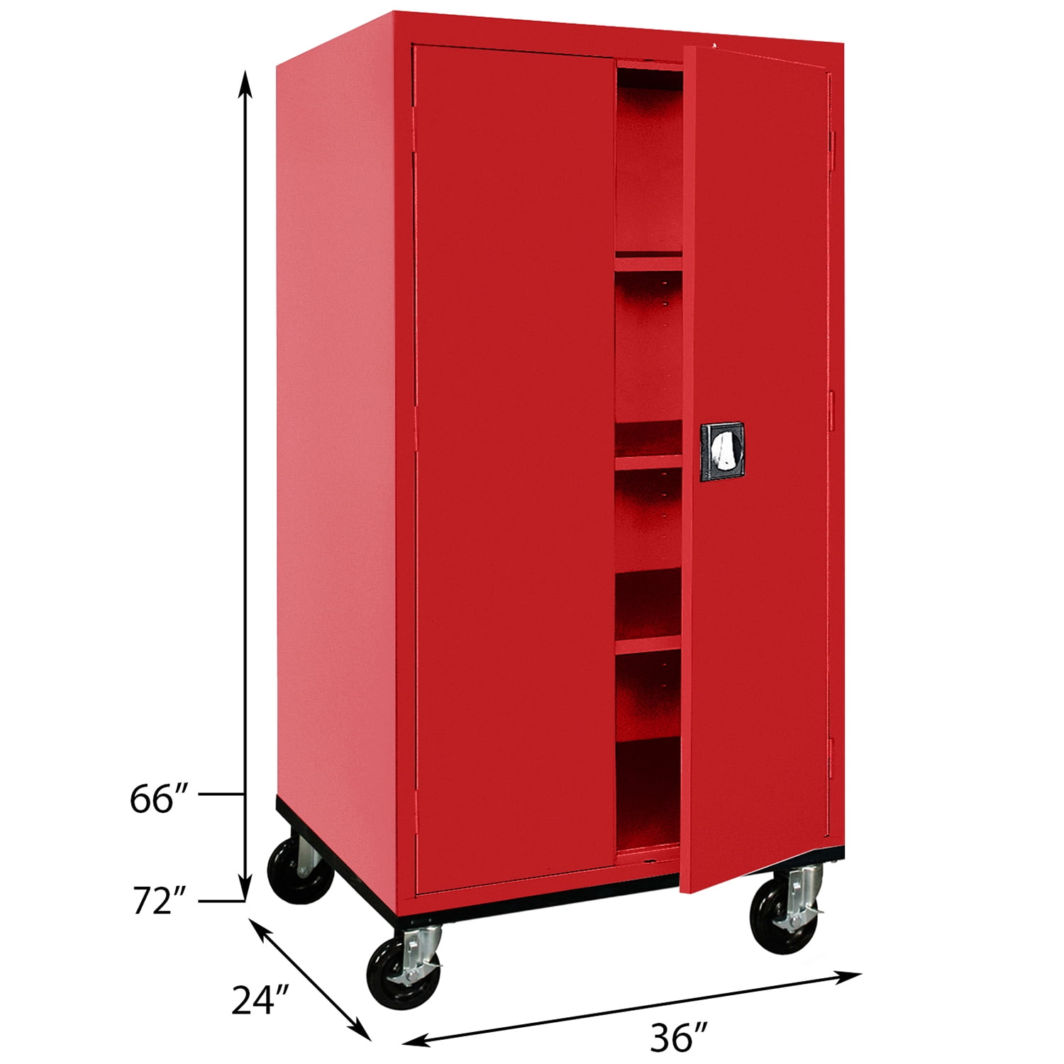Sandusky Hotwells 20 Gauge Steel Single Storage Cabinet ( 72'' H x 36'' W x 24'' D)