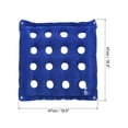 thumbnail image 2 of Uxcell Inflatable Seat Cushion, Portable Air Chair Cushions Square Seat Pad, Blue 2 Pack, 2 of 6