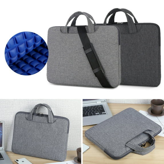 15.6 Inch Laptop Bag, Business Briefcase for Men Women, Travel Laptop Case Shoulder Bag, Waterproof Computer Bag, Black