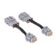 thumbnail image 2 of 2 piezas de arnés de cableado adaptador de faro automático, conector de lámpara de 8 pines a 6 pines, reemplazo del arnés de conversión de bombilla, Yotijar Arnés de cableado del coche, 2 of 6