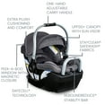 thumbnail image 4 of Britax Willow SC Infant Car Seat, Rear-Facing Car Seat with Alpine Base, Pindot Stone, 4 of 7