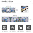 thumbnail image 3 of Yayeee Faucet Mat for Kitchen Sink 30" Diatomite Long Splash Guard Pad, Floral Window, 2 Pack, 3 of 7