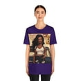 thumbnail image 3 of Vintage Candy's Brand of Rebel Flower Women's Short-Sleeve Crewneck TShirt, 3 of 6