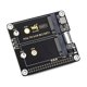 thumbnail image 4 of Adapter Board PCIe to 2-CH M.2 HAT+ On-Board Indicators Power Monitor Chip EEPROM for 5, 4 of 5