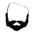 thumbnail image 2 of Disfraz de barba falsa, novedad, maquillaje, bigote, accesorio de fiesta, bigote falso para negro, 2 of 9