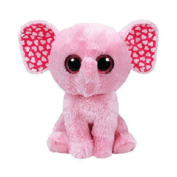 Ty Beanie Boos SUGAR the Pink Valentine Elephant Plush (Regular Size 6" Plush)