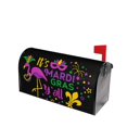 thumbnail image 2 of Balery Mardi Gras with Flamingo Mailbox Cover - Standard Size-, 2 of 9
