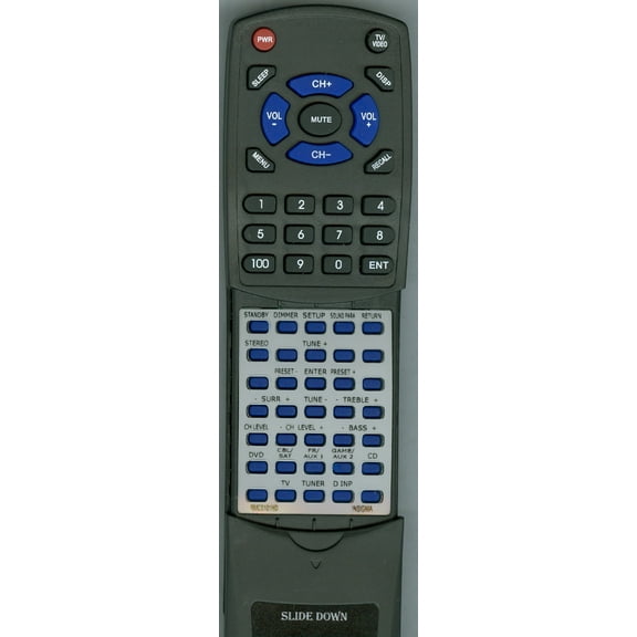 Replacement Remote for Insignia 8300060300010S, RMC5101HD, NSR5101HD