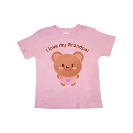 

Inktastic I Love My Grandpa- Cute Baby Bear Gift Toddler Boy or Toddler Girl T-Shirt