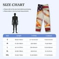 thumbnail image 2 of Salouo Baseball Ball With Flag Print Pajama Pants for Men, Lounge Pants Elastic Waistband Casual Men's sleepwear Loungewear Sleep Pajama Pant -Small, 2 of 7