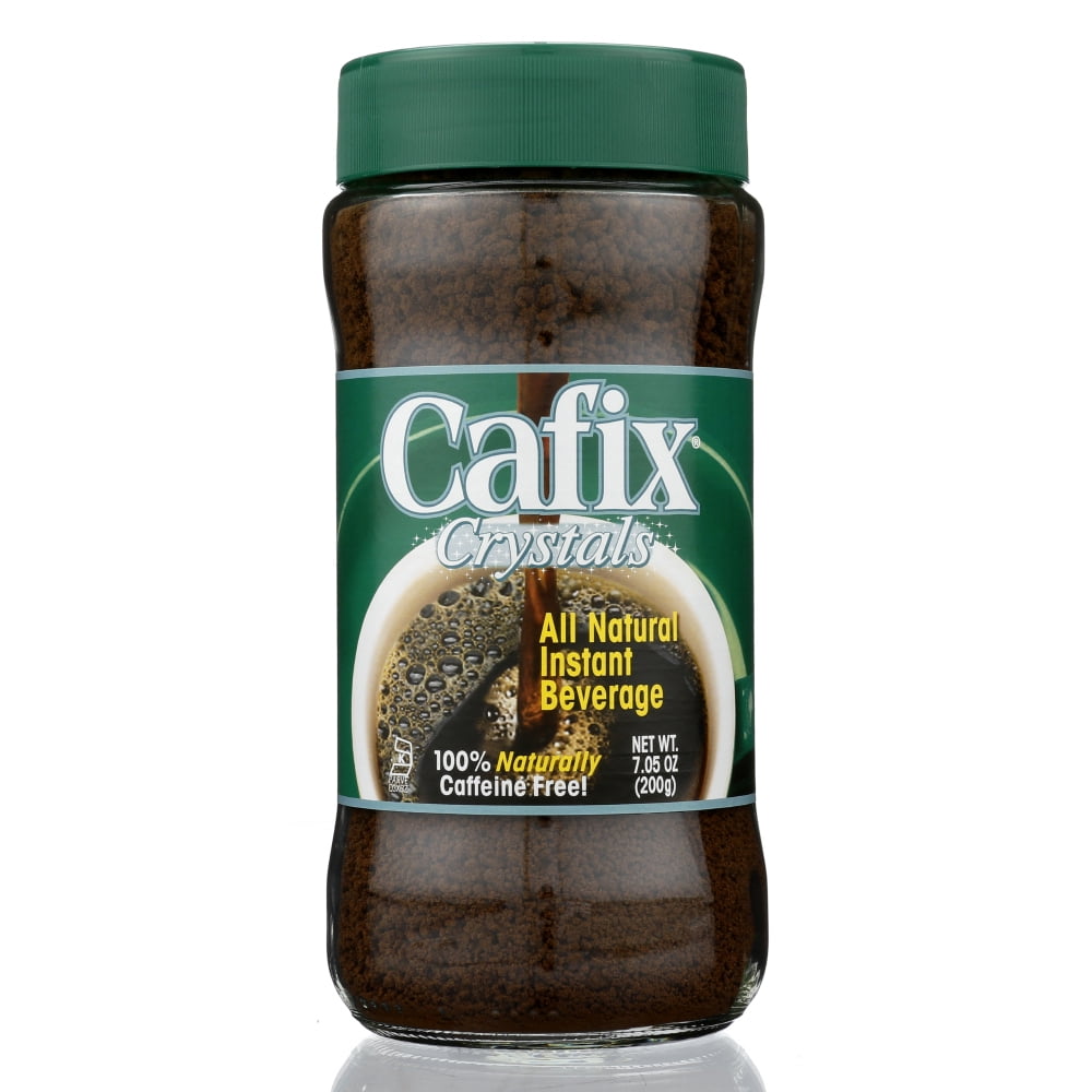 CAFIX Crystals All Natural Instant Beverage Coffee Substitute, 7 oz