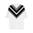 thumbnail image 4 of Blouses pour Femmes, Mode Décontractée, Manches Courtes Raccourcies, Chemise Ample Imprimée, 4 of 5