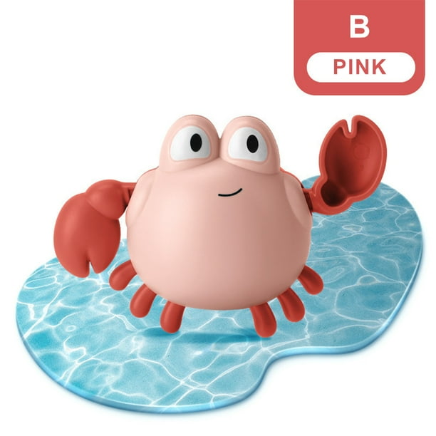 MEGAWHEELS Children'sbath Toy Safe Durable Wind Up Crab Model Clockwork Animal For Kids Favors
