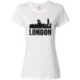 thumbnail image 3 of Inktastic London England City Skyline with Grunge Women's T-Shirt, 3 of 5